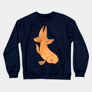 Orange Goldfish Crewneck Sweatshirt